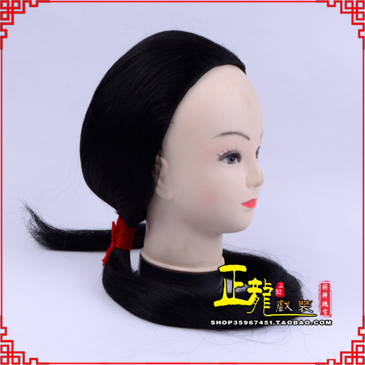 抚顺古装影视演出头套花旦假发 真发古装发