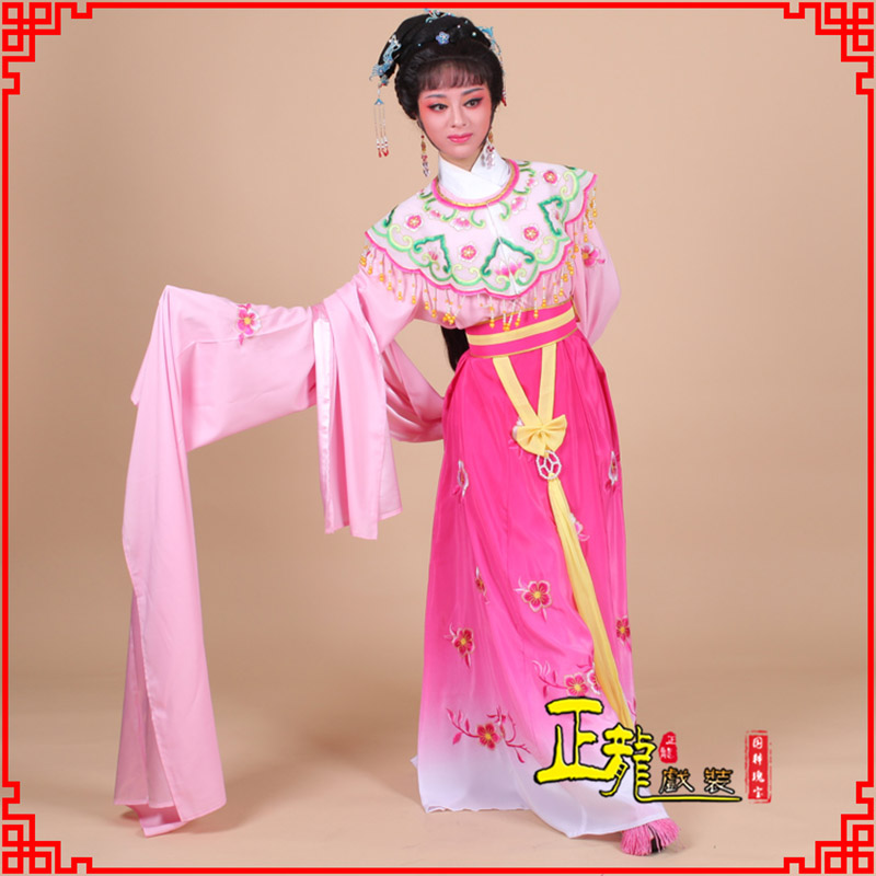 抚顺水袖青衣练功花旦服 梅花古装衣